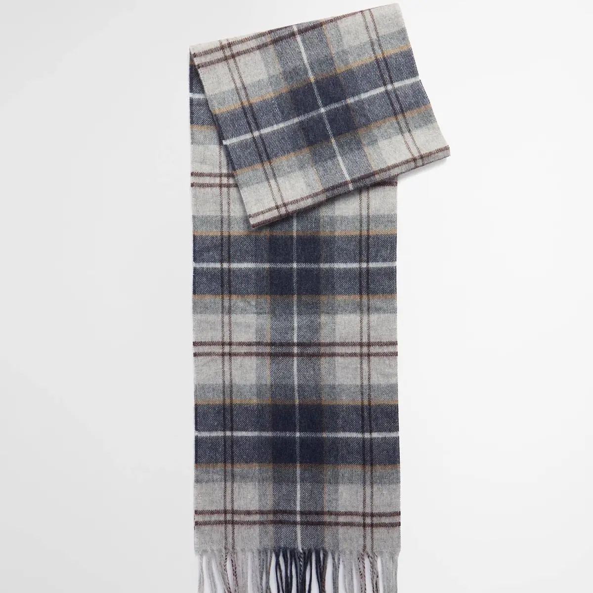 Merino Cashmere Tartan Scarf 1