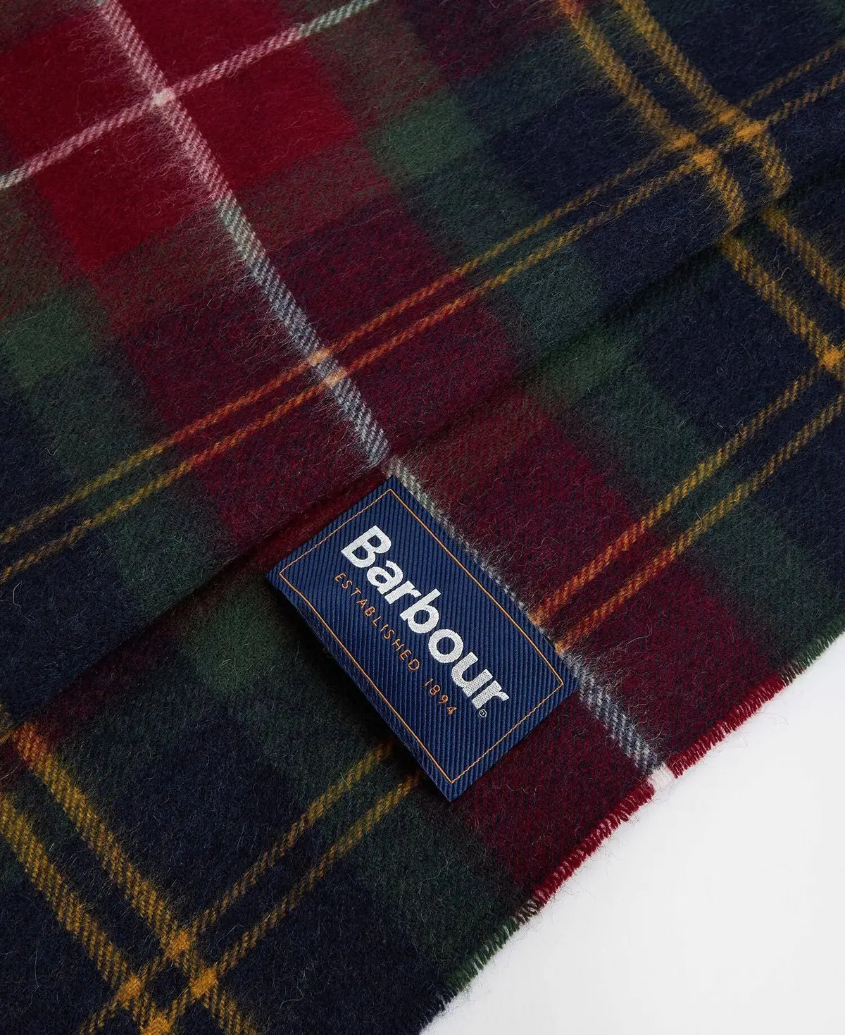Merino Cashmere Tartan Scarf 2