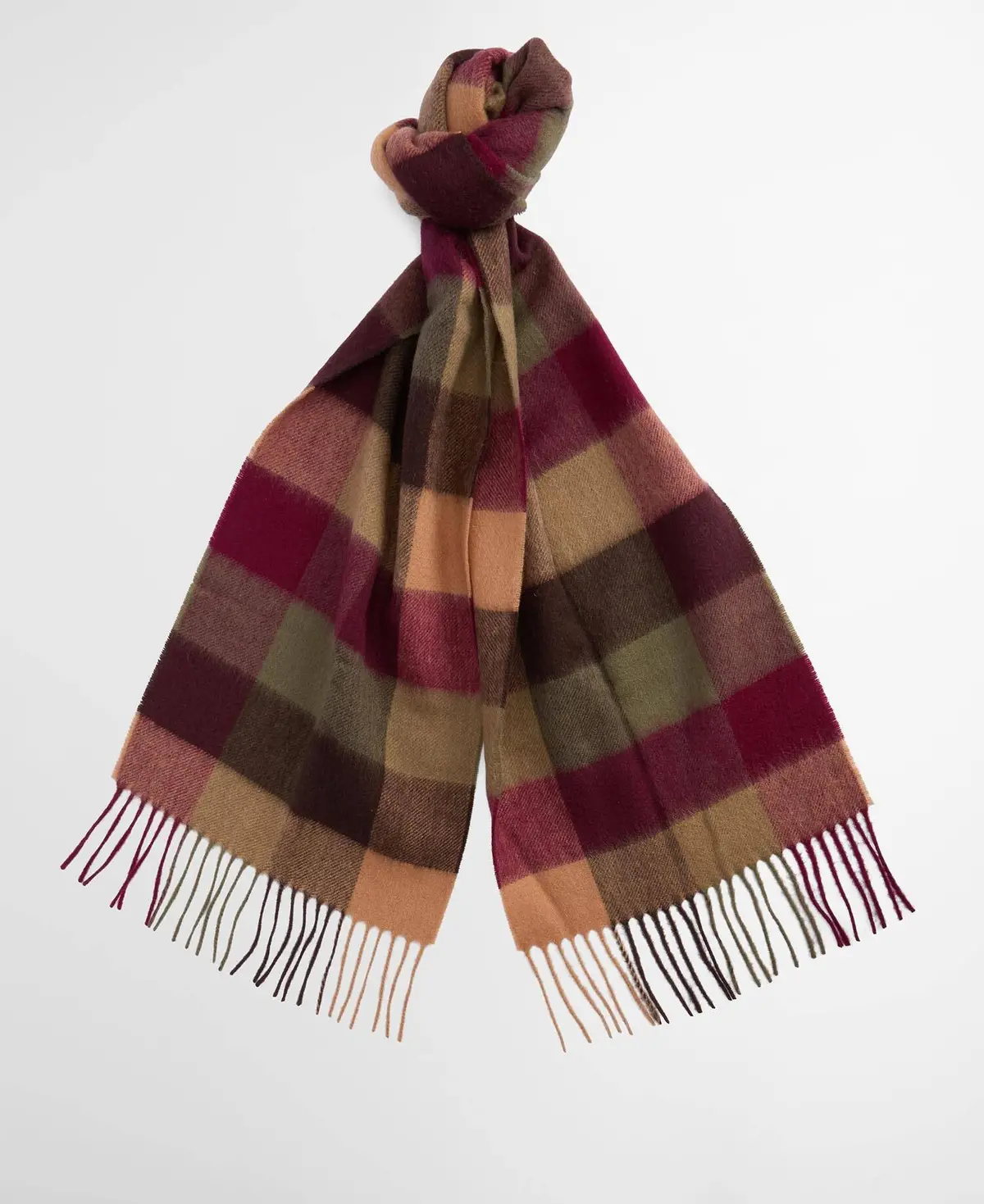 Lambswool Tattersall Scarf 2