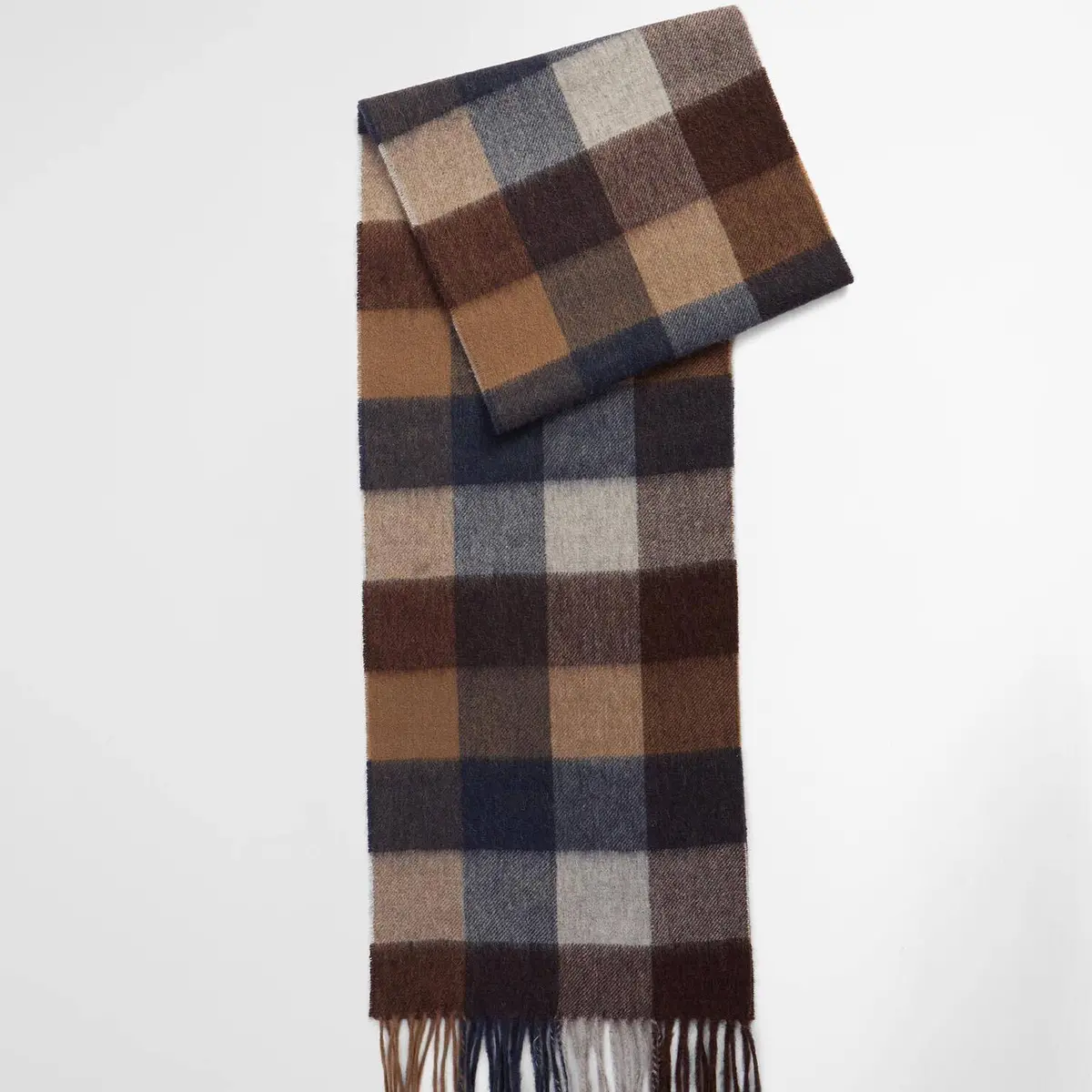 Lambswool Tattersall Scarf 1