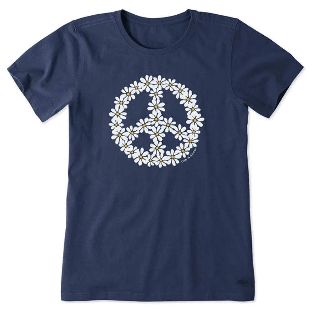 Women's Peace Daisy Chain Short Sleeve 1