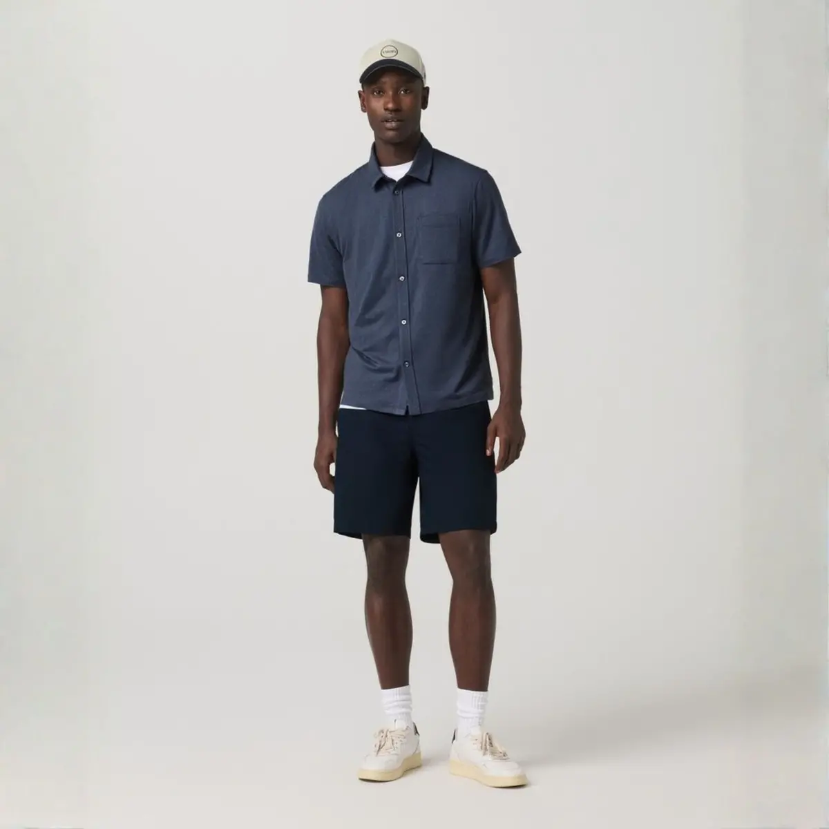 Men's Short Sleeve Ponto Button Down 4