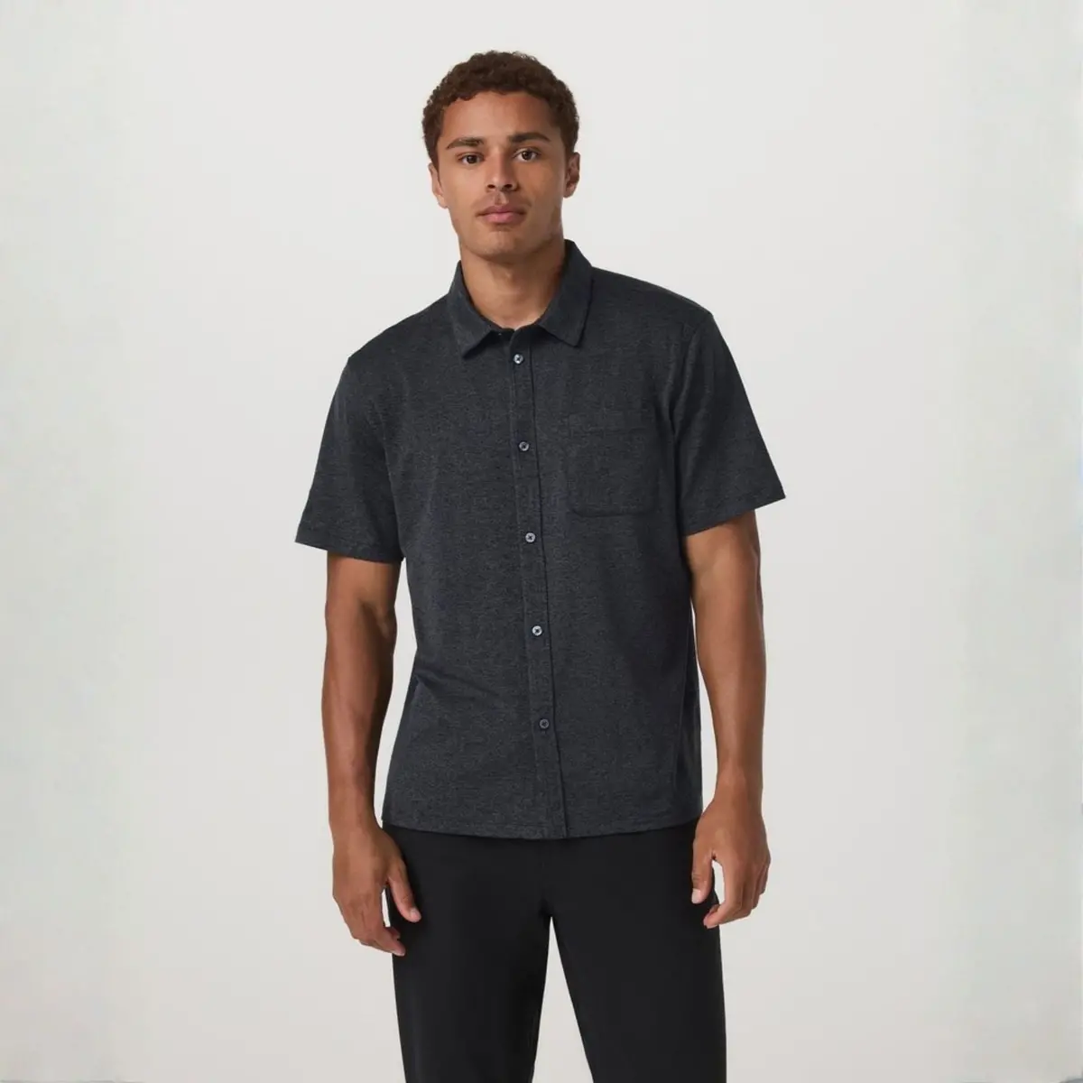 Men's Short Sleeve Ponto Button Down 2