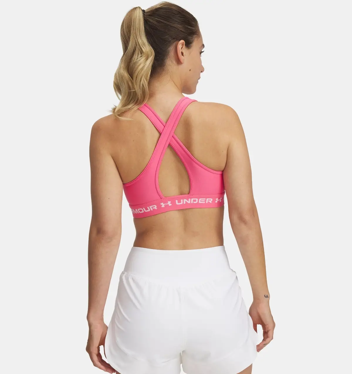 Women's Armour Mid Crossback Sports Bra 2