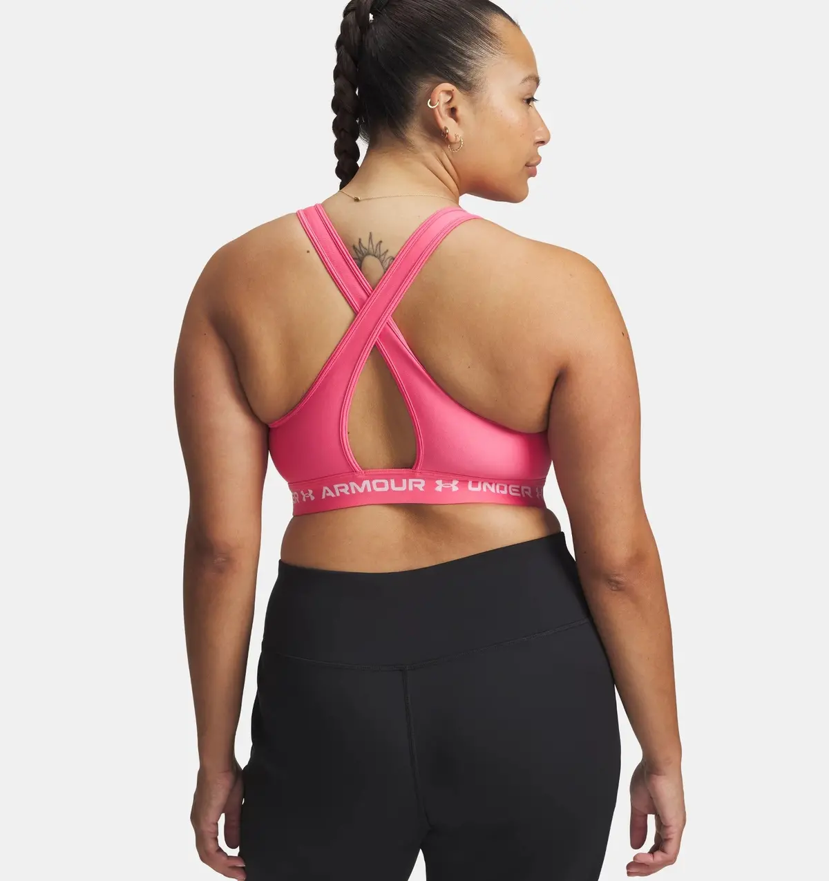 Women's Armour Mid Crossback Sports Bra 6