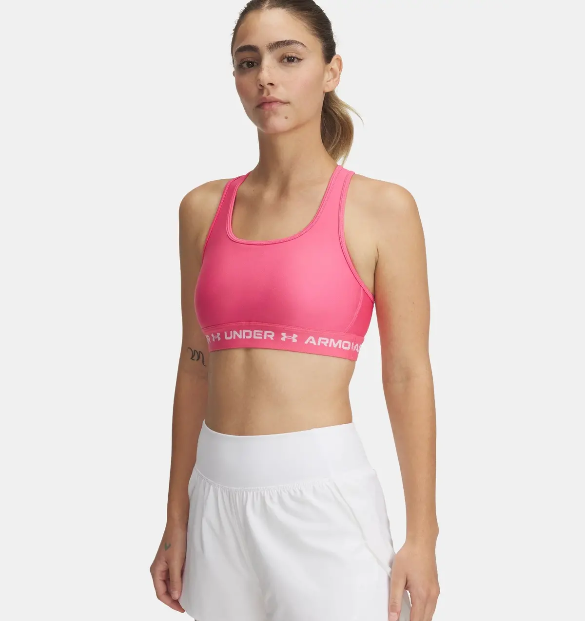 Women's Armour Mid Crossback Sports Bra 1