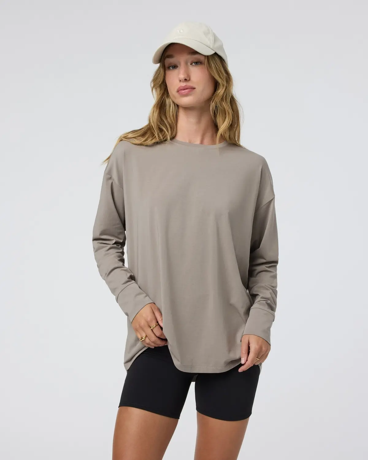 Women's Long Sleeve Feather Tee 1