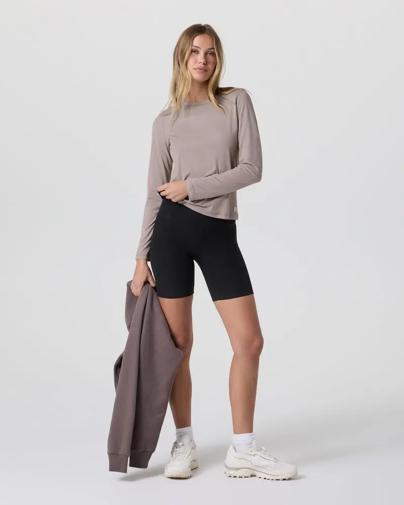 Women's Long Sleeve Lux Crew Tee 1