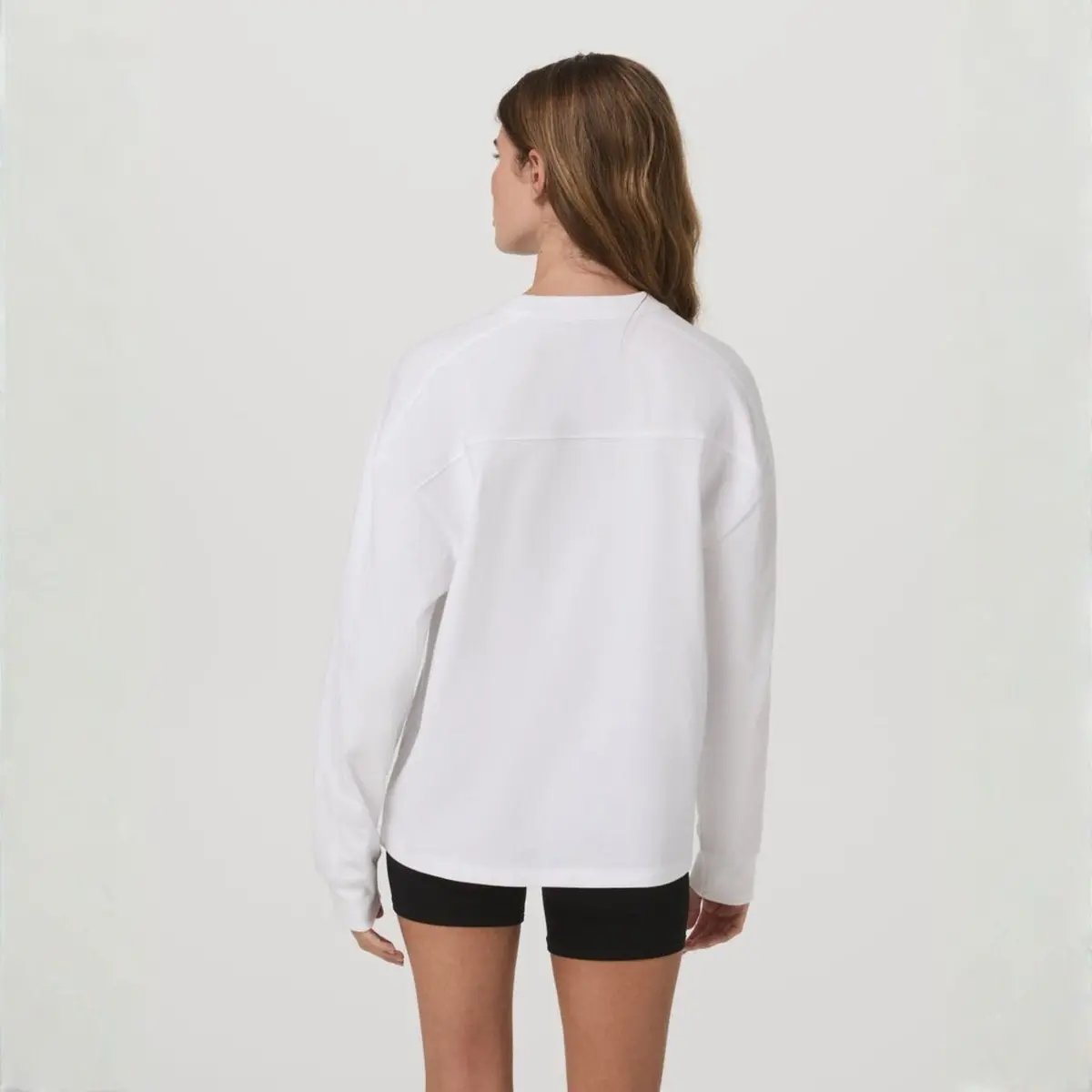 Women's Long Sleeve Heavyweight Cotton Tee 2