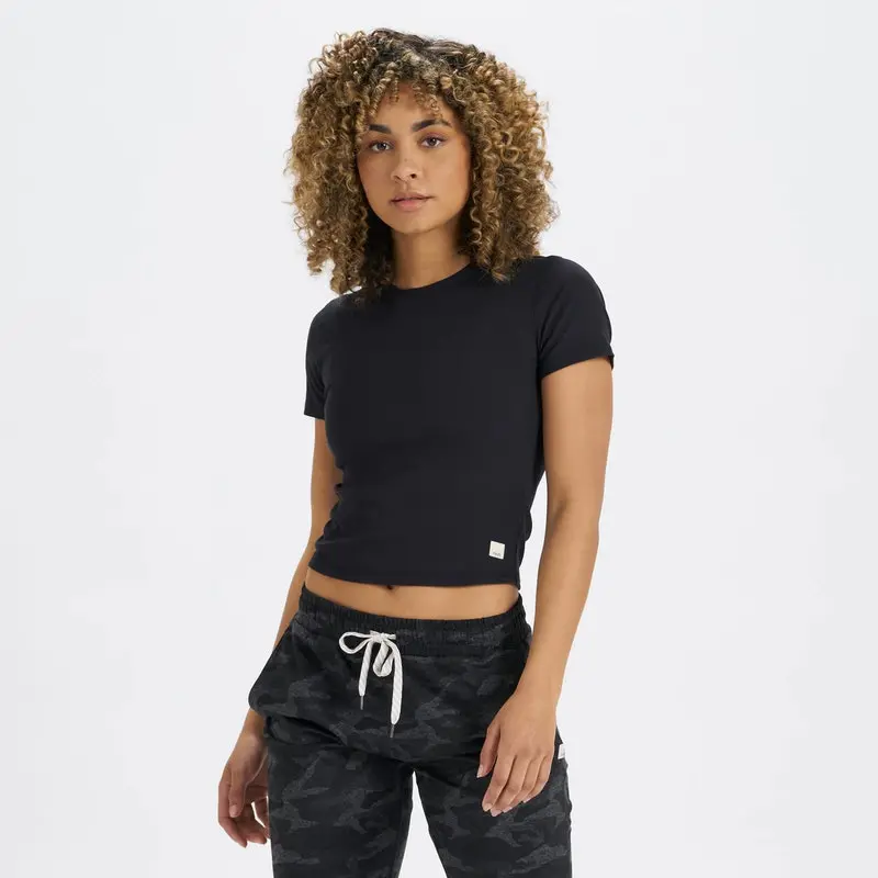 Woman's Pose Fitted Tee Shirt 1
