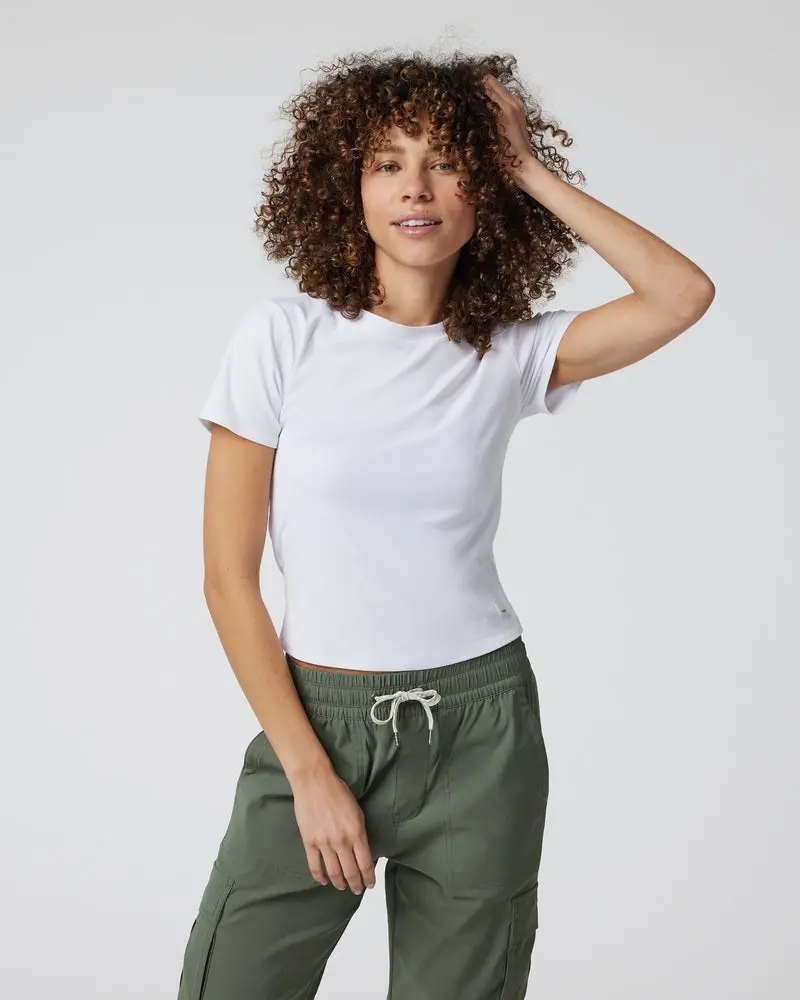 Women's Pose Fitted Tee Shirt 1