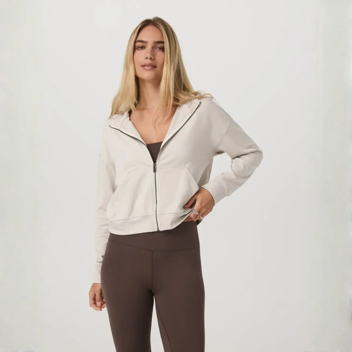 Women's Halo Modern Full Zip Hoodie 1