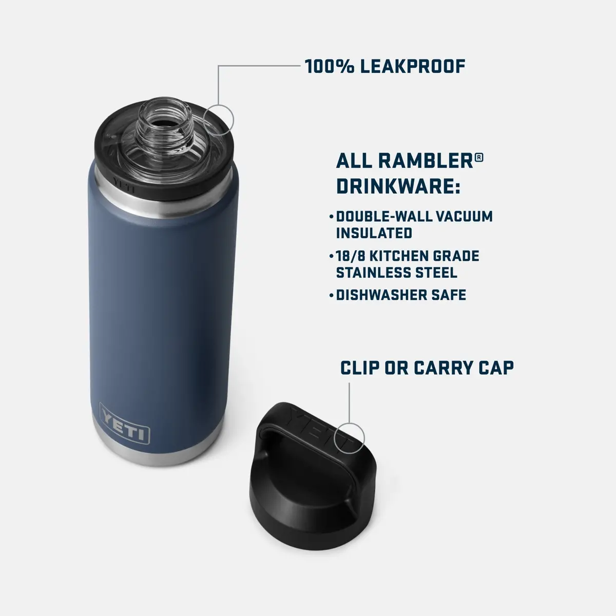 Rambler 26 Oz. Water Bottle With Chug Cap 2