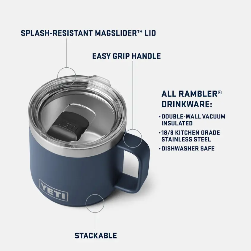 Rambler 14 Oz. Mug With Magslider Lid 2