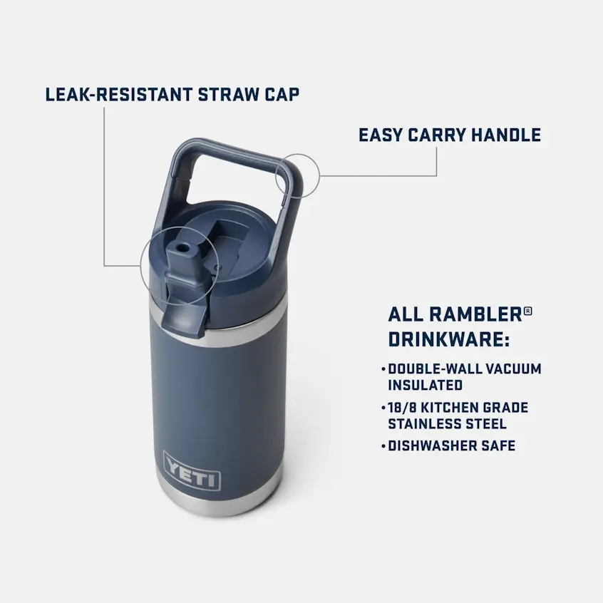 Rambler Jr 12 Oz. Water Bottle With Color-Matched Straw Cap 2