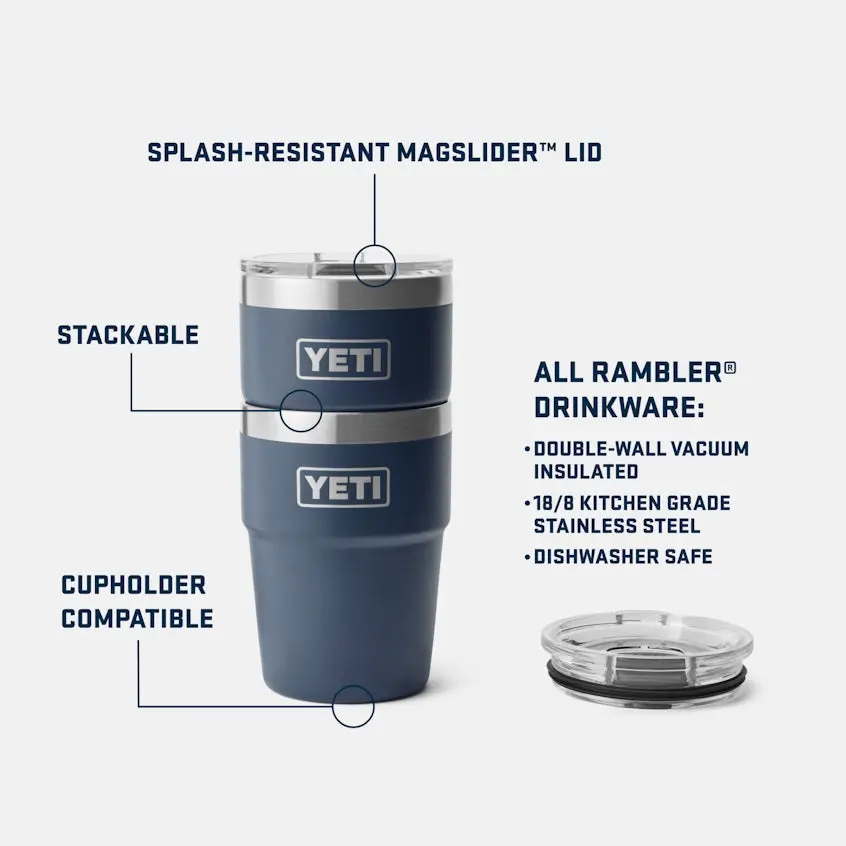 Rambler 16 Oz. Stackable With Magslider Lid 2