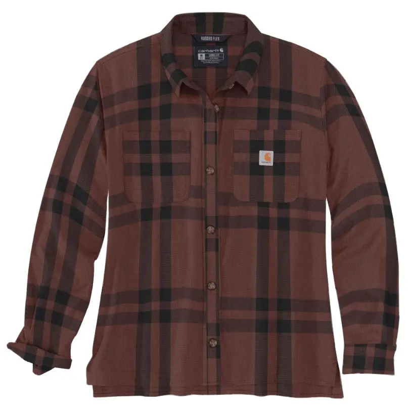 Women's Rugged Flex Loosefit Midweight Flannel Shirt 1