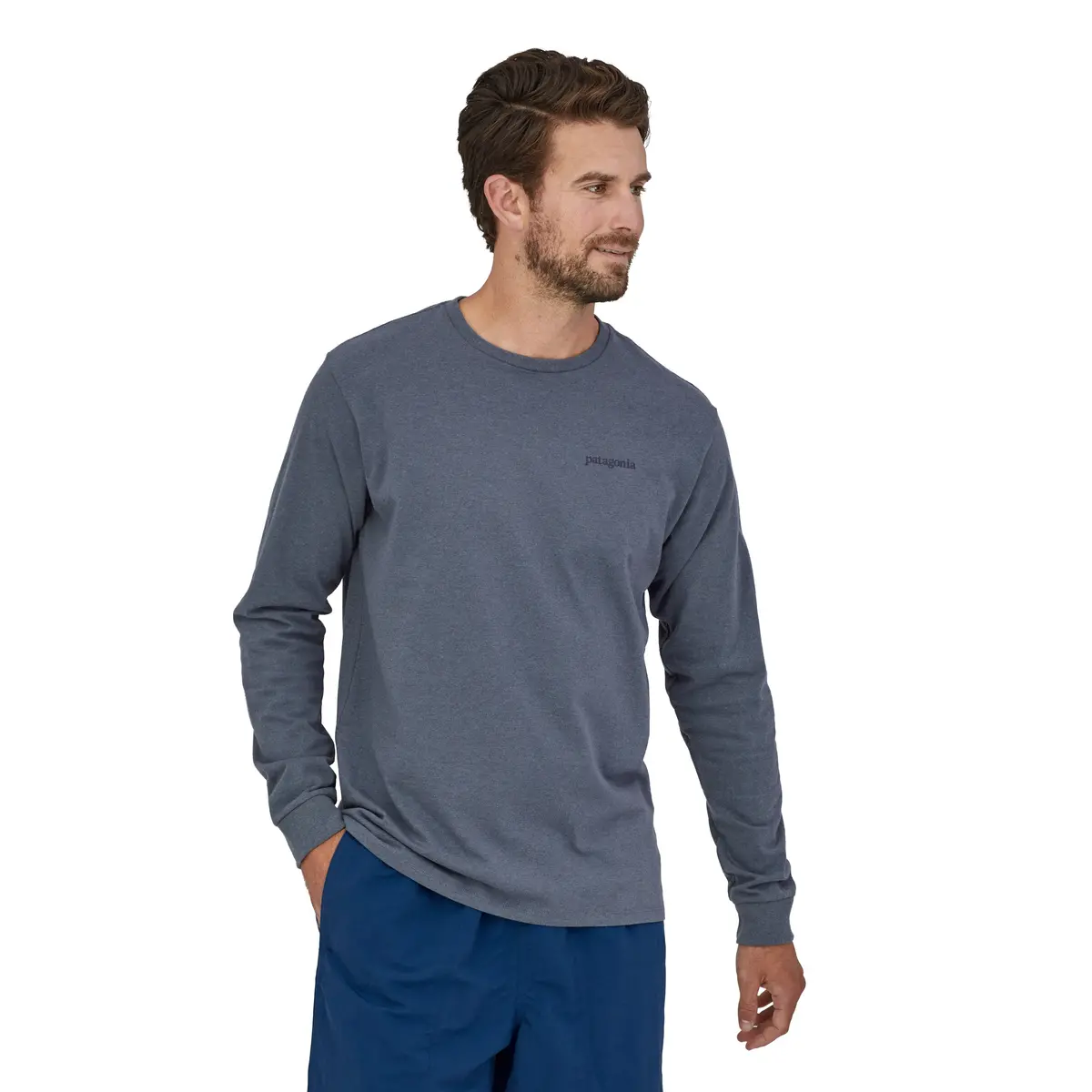 Men's Long-Sleeved Line Logo Ridge Responsibili-Tee Shirt 2