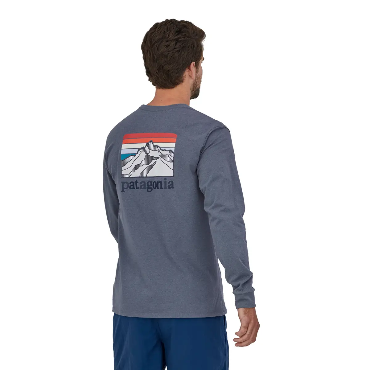 Men's Long-Sleeved Line Logo Ridge Responsibili-Tee Shirt 3