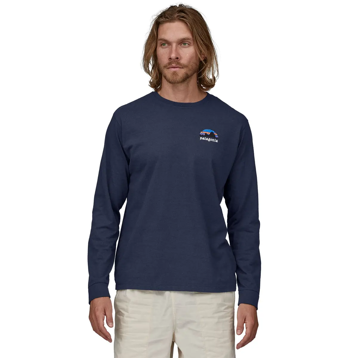 Men`S Long-Sleeved Skyline Stencil Responsibili-Tee 2