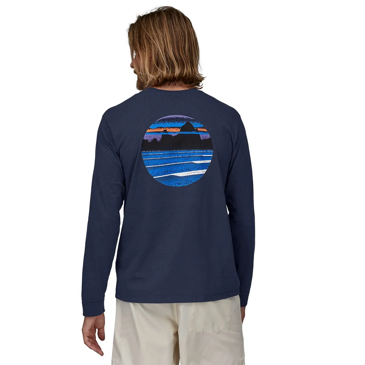 Men`S Long-Sleeved Skyline Stencil Responsibili-Tee 3