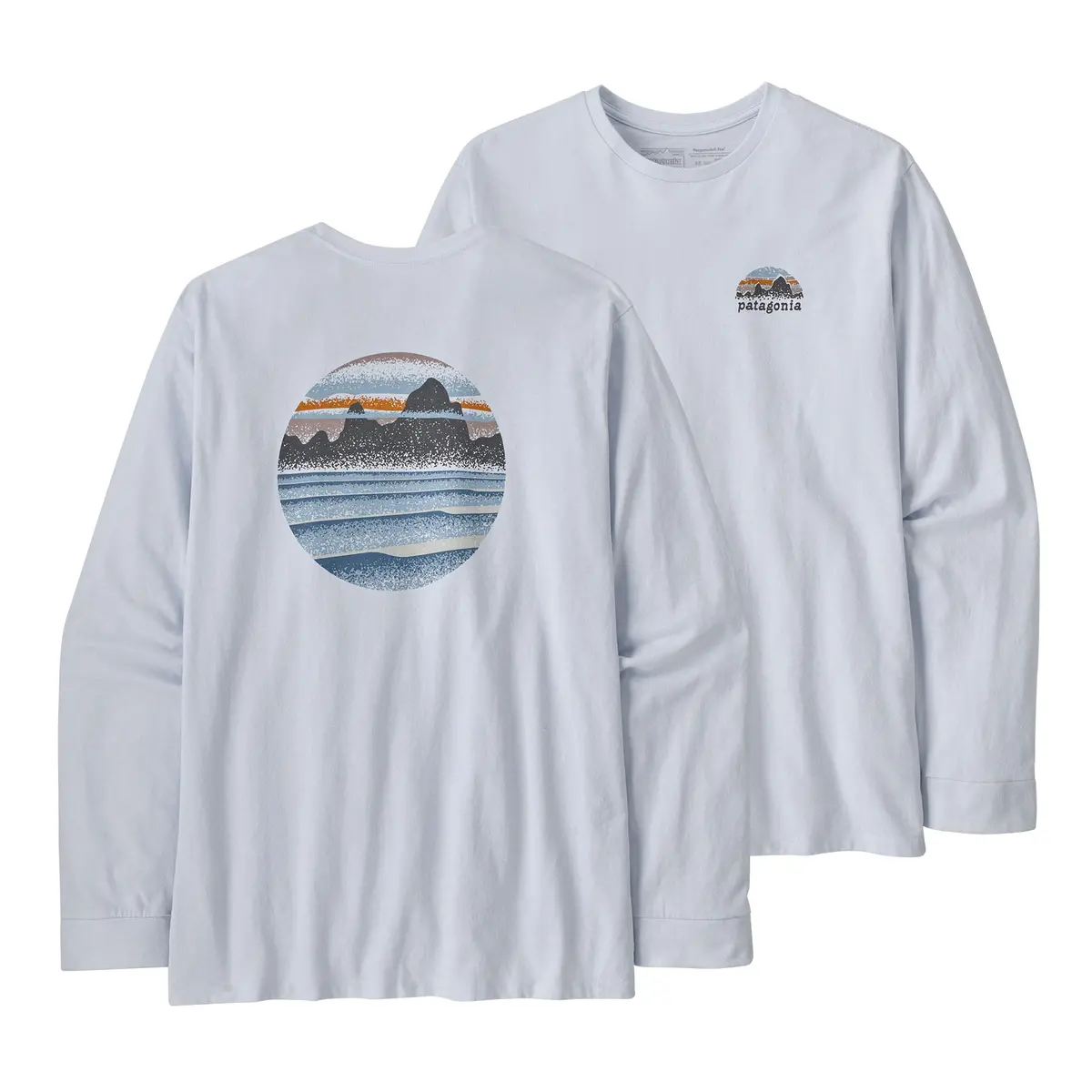 Men`S Long-Sleeved Skyline Stencil Responsibili-Tee 1