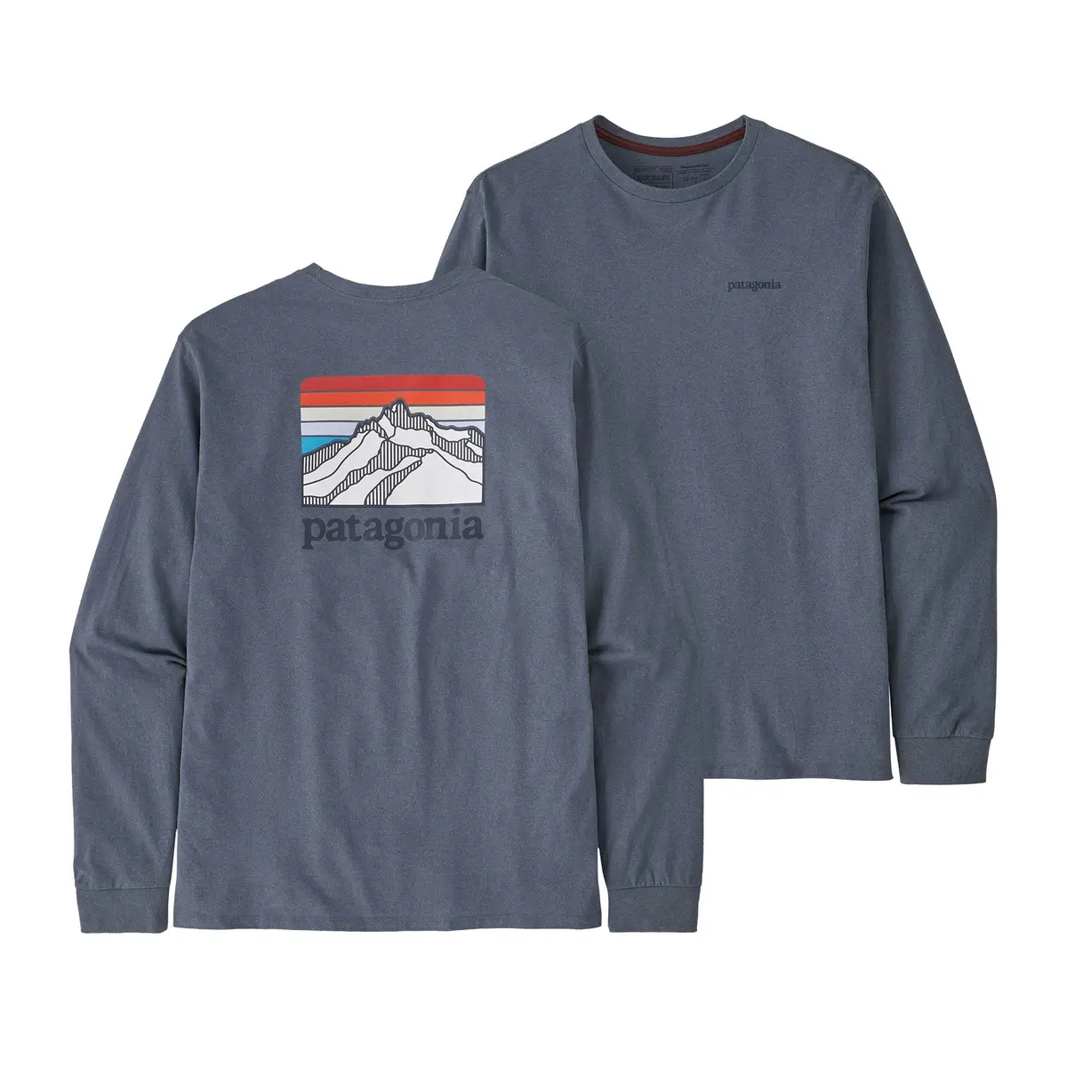 Men's Long-Sleeved Line Logo Ridge Responsibili-Tee Shirt 1