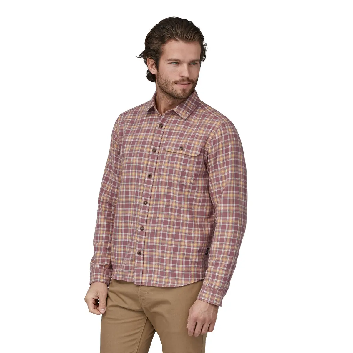Men's Long-Sleeved Cotton In Conversion Fjord Flannel Shirt 2