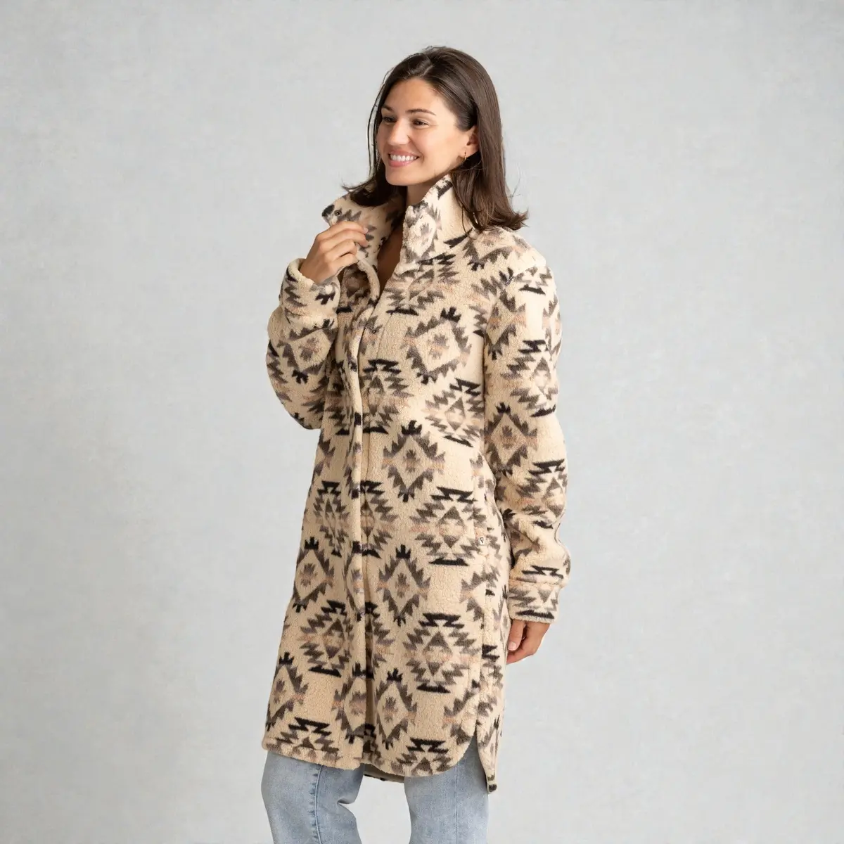 Women's Ainsley Long Sherpa Jacket 1