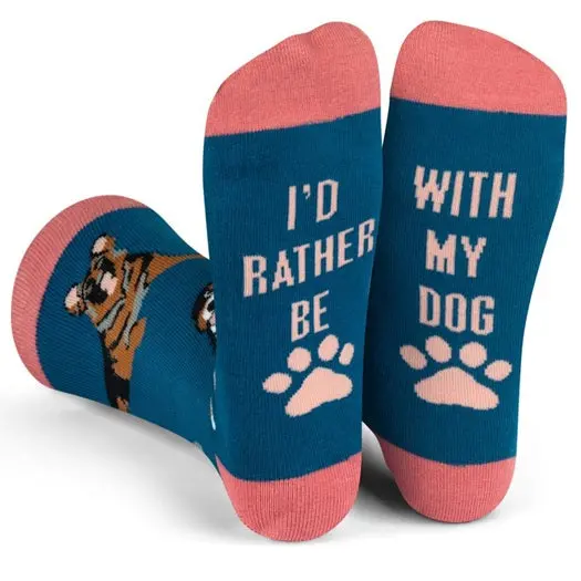 I'd Rather Be With My Dog Socks 1