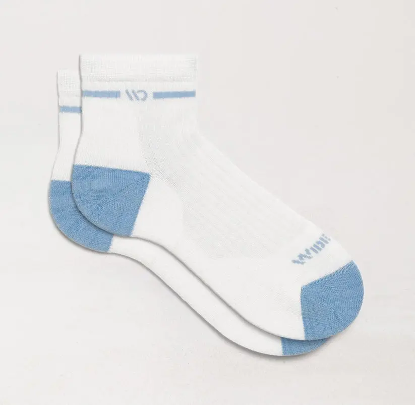 Women's Single Stripe Cushioned Quarter Sock 1