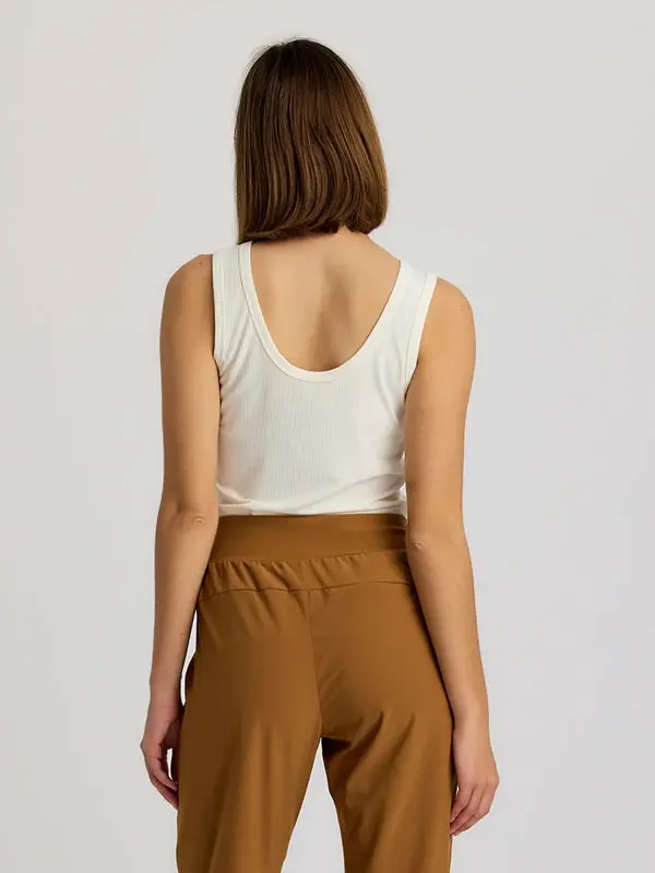 Women's Ribbed Bamboo Tank 3