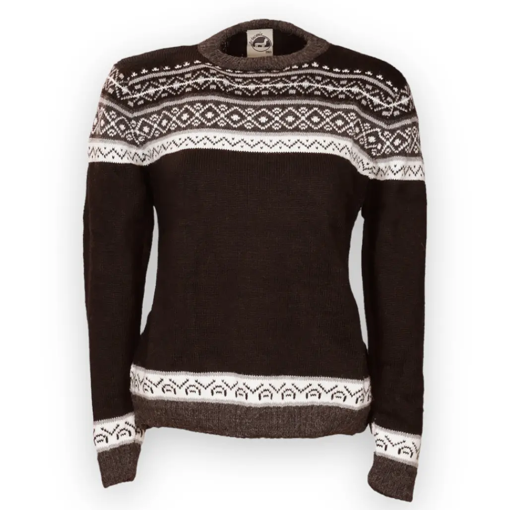 Women`S Chachani Alpaca Crew Neck Sweater 1
