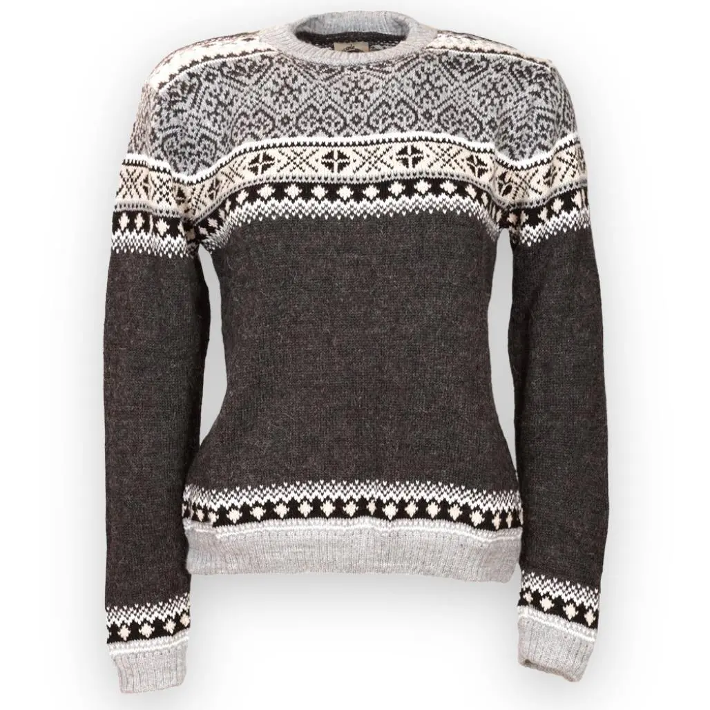 Women`S Chachani Alpaca Crew Neck Sweater 1