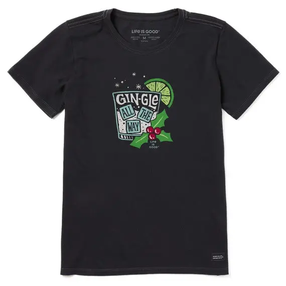 Women's Gin-Gle All The Way Crusher Tee Shirt 1