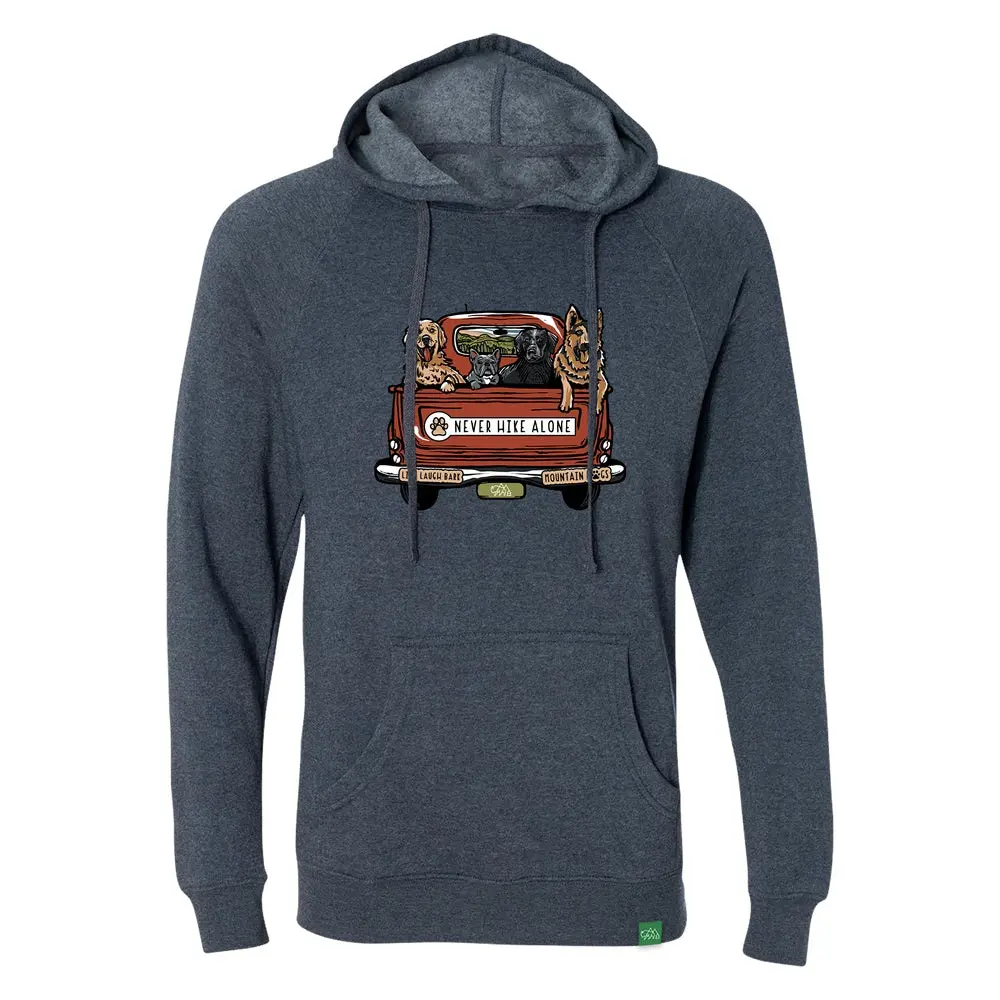 Never Hike Alone Hoodie 1