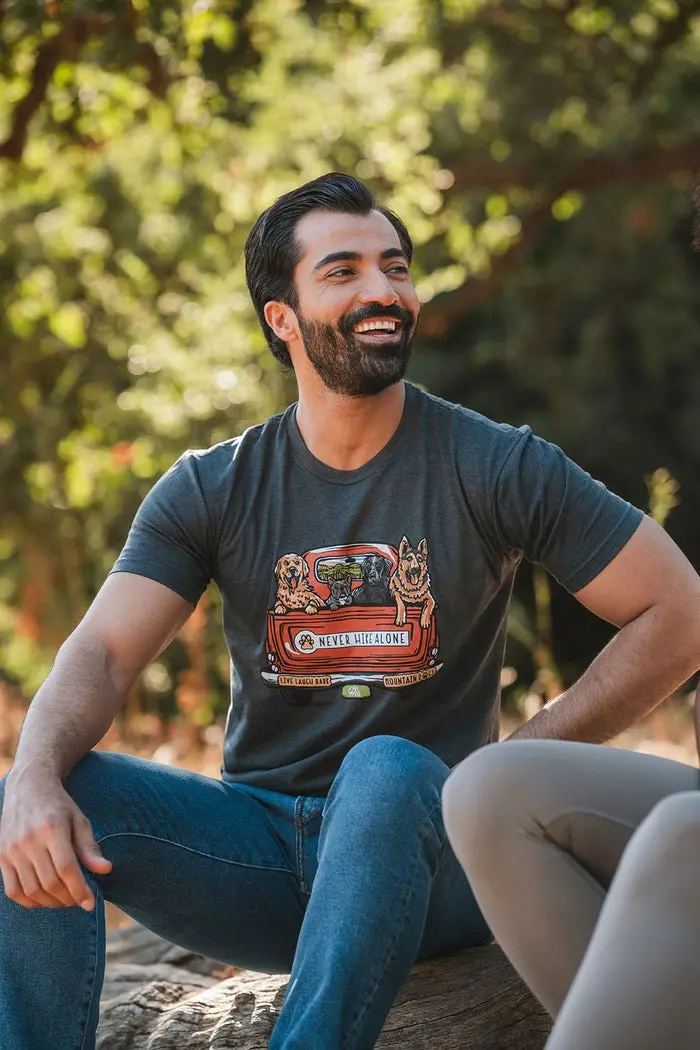 Men's Never Hike Alone T-Shirt 2