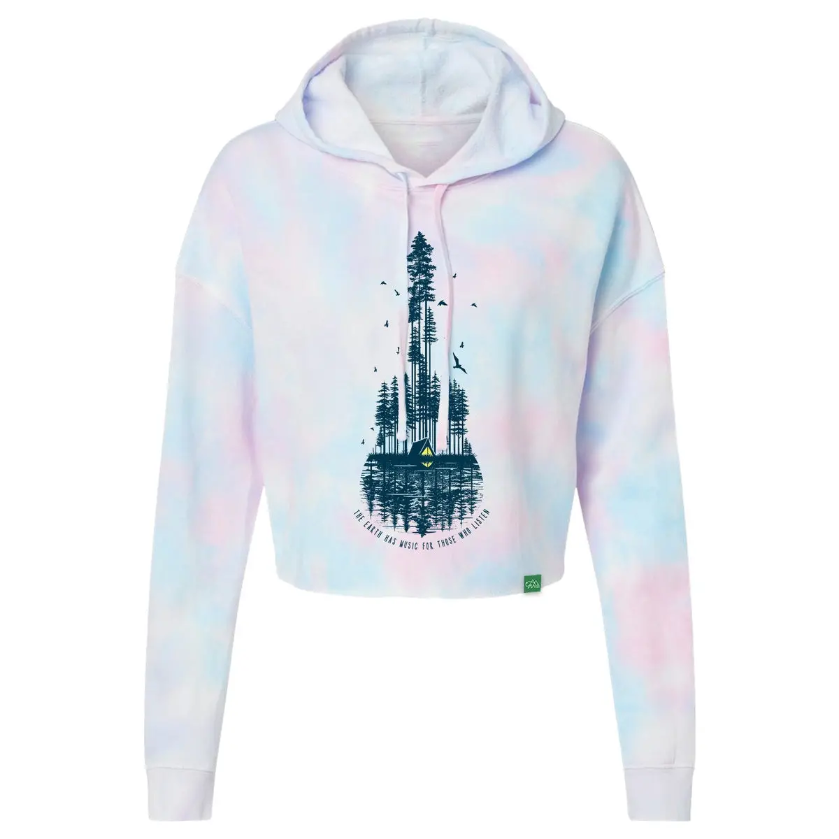 The Earth Has Music Women's Crop Hoodie 1