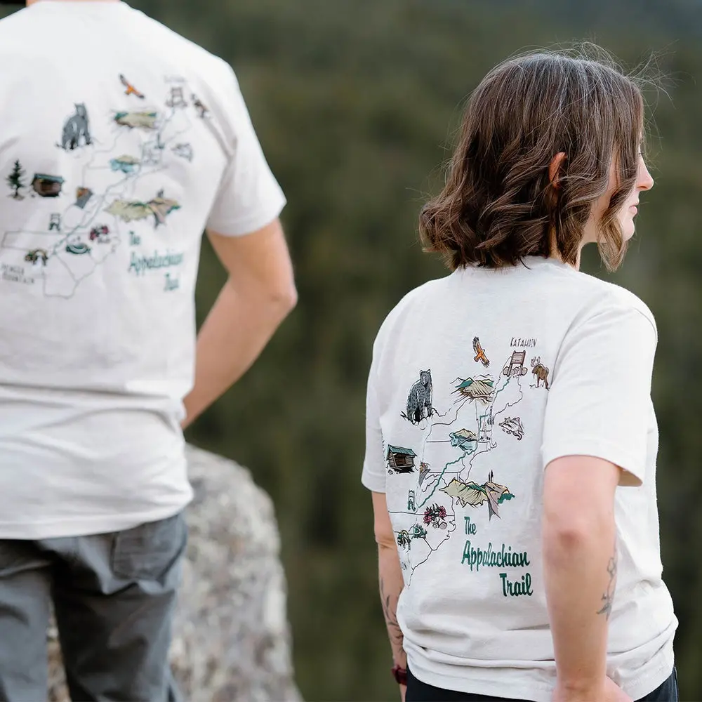 Appalachian Trail Map T-Shirt - Unisex 4