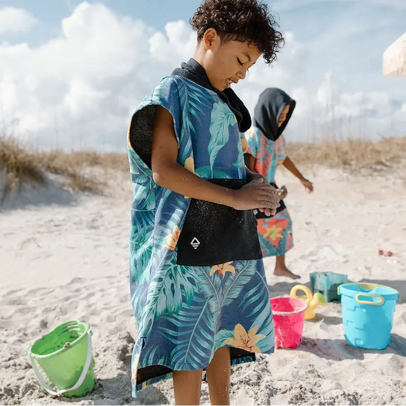Youth Changing Poncho 2