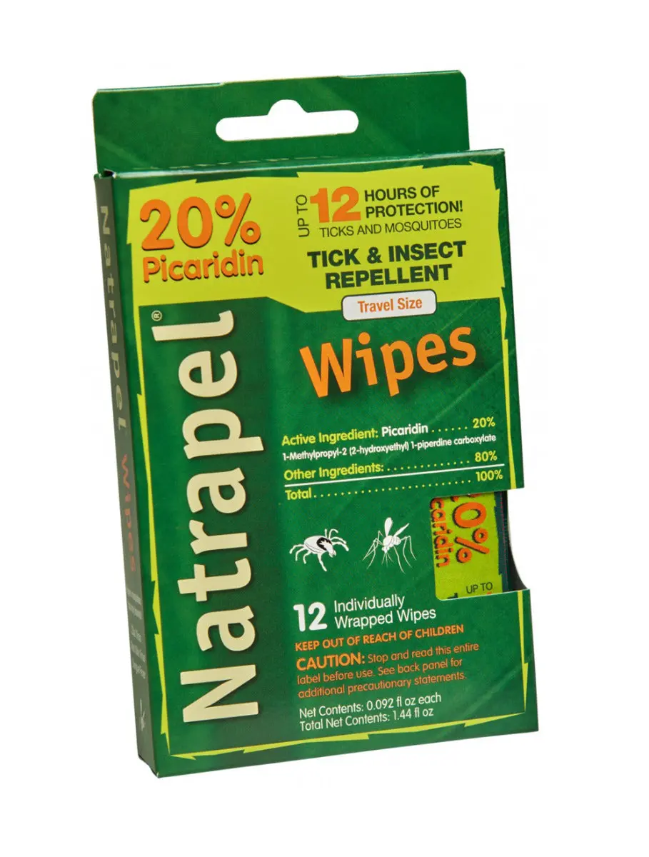 12 Hour Wipes - 20% Picardin 1
