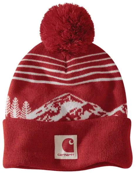 Knit Pom Mountain Beanie 1