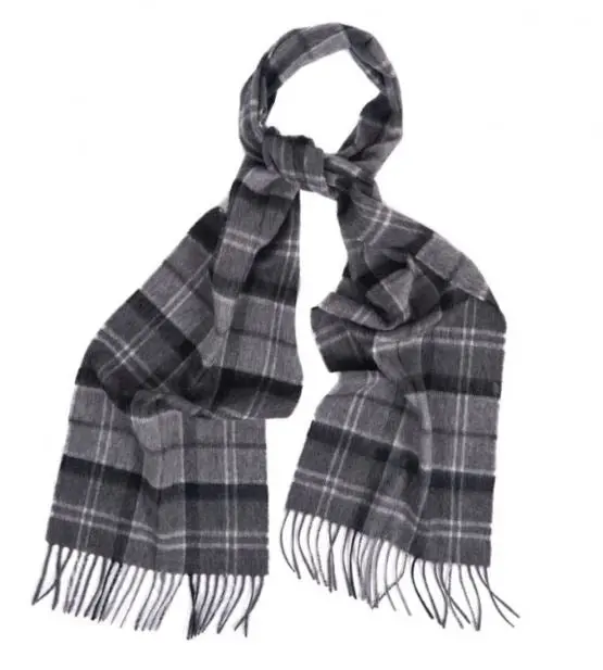 Merino Cashmere Tartan Scarf 1