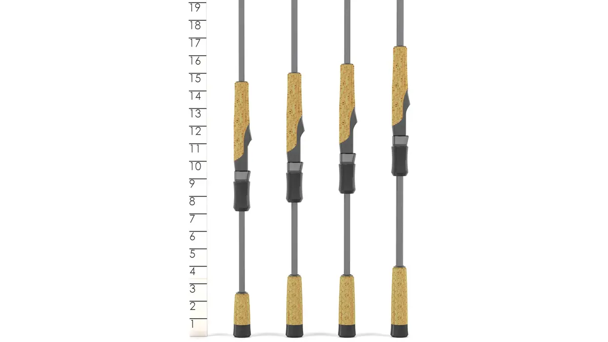 Bass X 6'10" Mediium Light Extra Fast Spinning Rod - (Bas610mlxf) 2