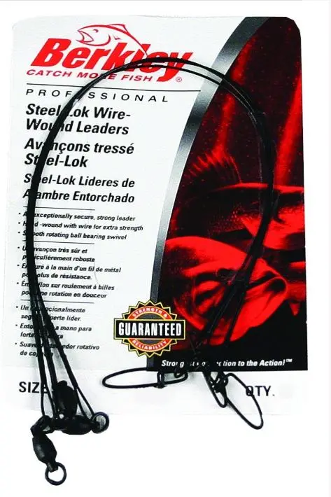 Wire Wound Steelon Leader 9" 20 Lbs. 1