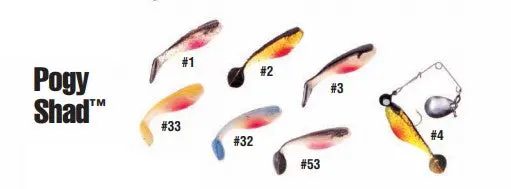 Pogy Shad Value Pack 1/8Oz. 1