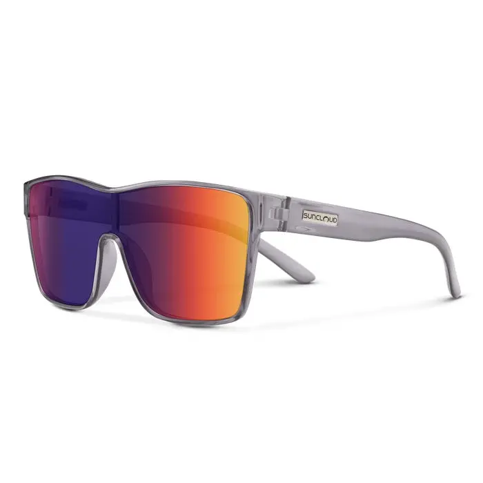 Biff Transparent Gray With Polarized Plasma Mirror Lens Sunglasses 1