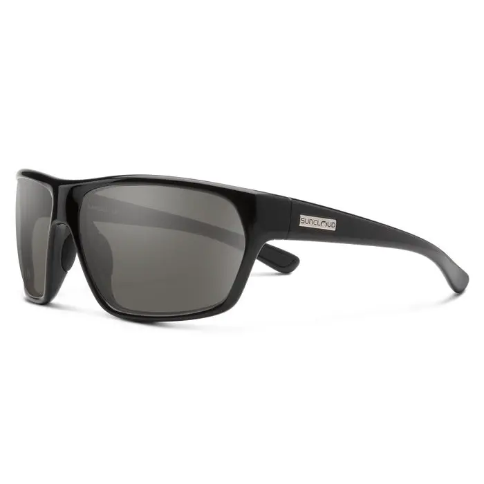 Boone Black Frame With Polarized Gray Lens Sunglasses 1