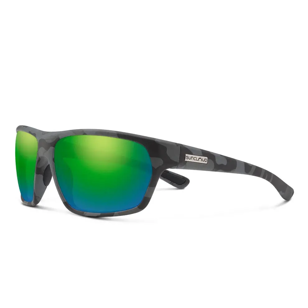 Boone: Matte Stonefish With Polarized Green Mirror Lens 1