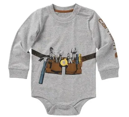 Infant Boys' Long-Sleeve Toolbelt Bodysuit 1